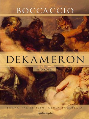 cover image of Dekameron I. kötet
